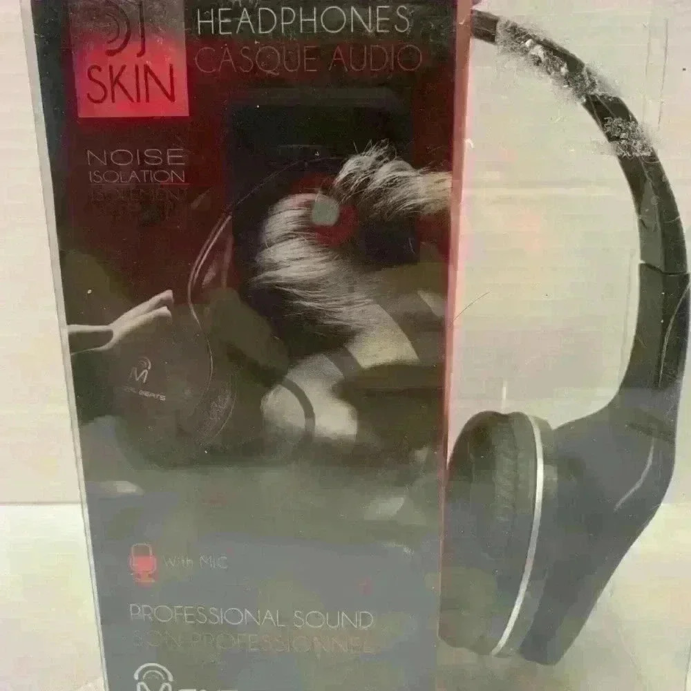 DJ Skin Mental Beats Headphones Noise Isolation with mic